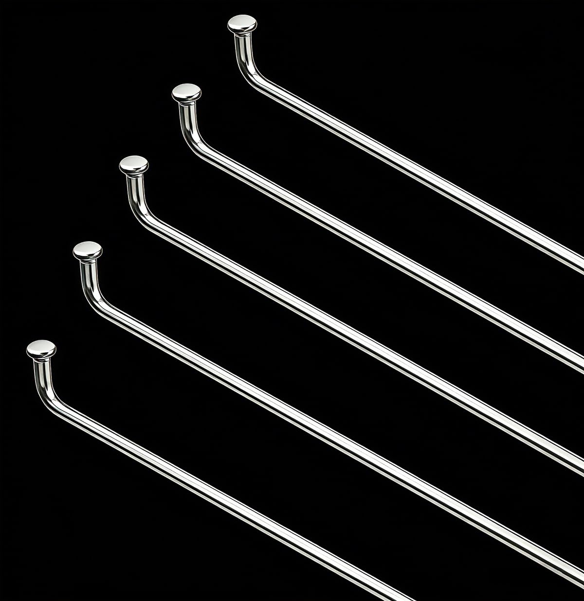 Speichen für E-Bike, Motorrad, Reifen, 10 G, 3,0 mm, silberfarben, Stahl, mit Nippeln und Schraubenschlüssel, 55–305 mm, J-Biegung, Fahrradspeichen für E-Bike, Motorrad, Dreirad