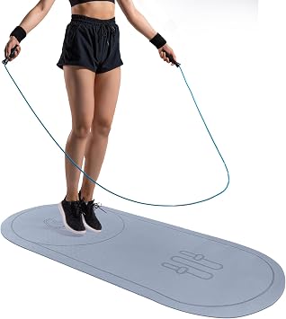 Jump Rope Mat Outdoor Exercise Mat Larger Non-Slip,Workout for Home Gym Flooring, Jump Rope Pad for Indoor 50in*24in