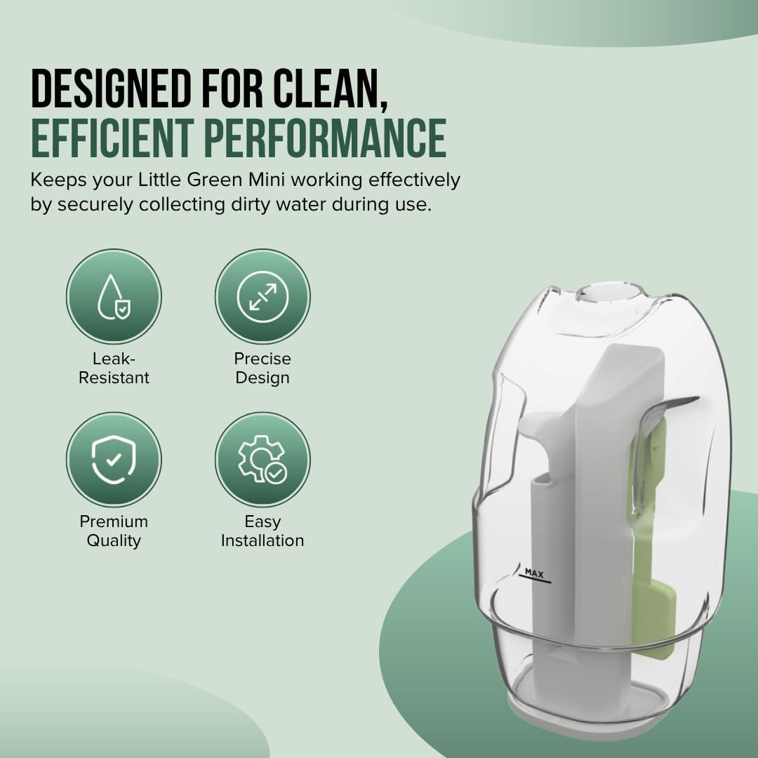 Replacement Dirty Tank Assembly for Bissell Little Green Mini Portable Carpet Cleaners, Fits Model 4075, 4095, 4064, 4064T, 4015, 4014, 4015L, 4015F, 4154