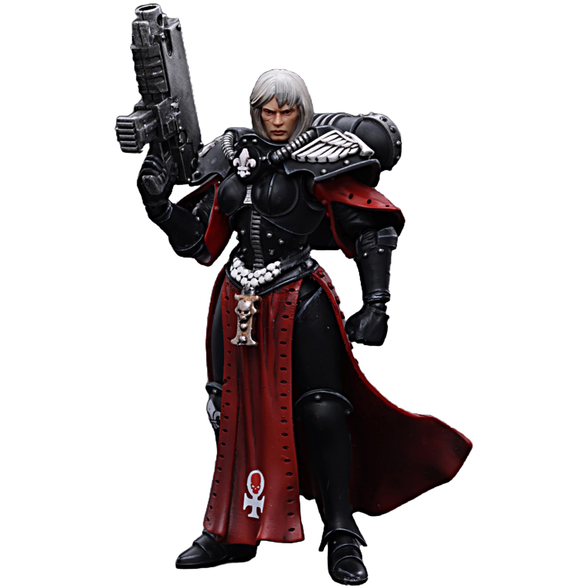JOYTOY Warhammer 40k 1/18 Figura de acción Adepta Sororitas Battle Sister, juego de 5 figuras de 4.2 pulgadas, regalos coleccionables, juguetes para niños mayores de 15 años y adultos