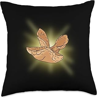 Rangoon Goon Apparel Rangoon Lover Chinese Food Crab Cheese Foodie Throw Pillow, 18x18, Multicolor