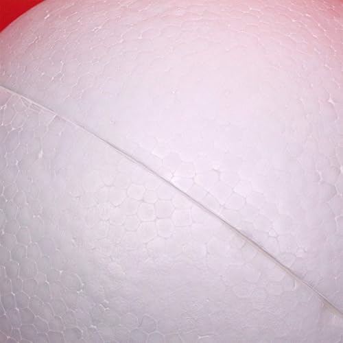 Miniatura 8 de 2 bolas huecas de poliestireno blanco, bolas de espuma para manualidades, manualidades, hogar, decoración de fiestas, suministros de bolas huecas