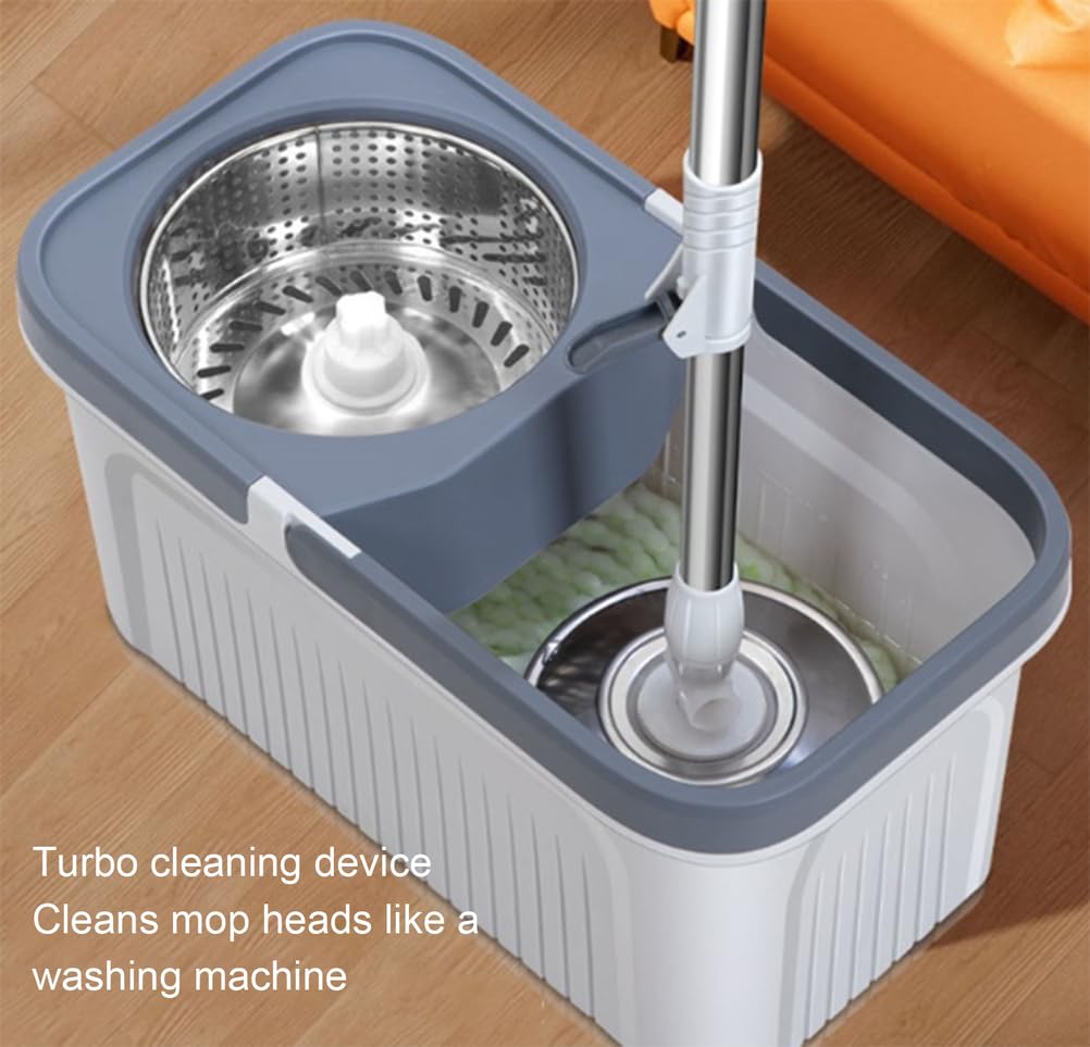 Sistema Spin Mop e Secchio: strizza a mani libere, pavimento senza sforzo