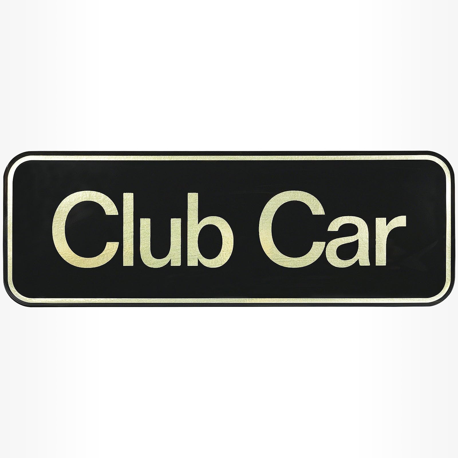 DRIVE UP Name Plate for Club Car Tempo Emblem Golf Cart-7.72" X 2.68"