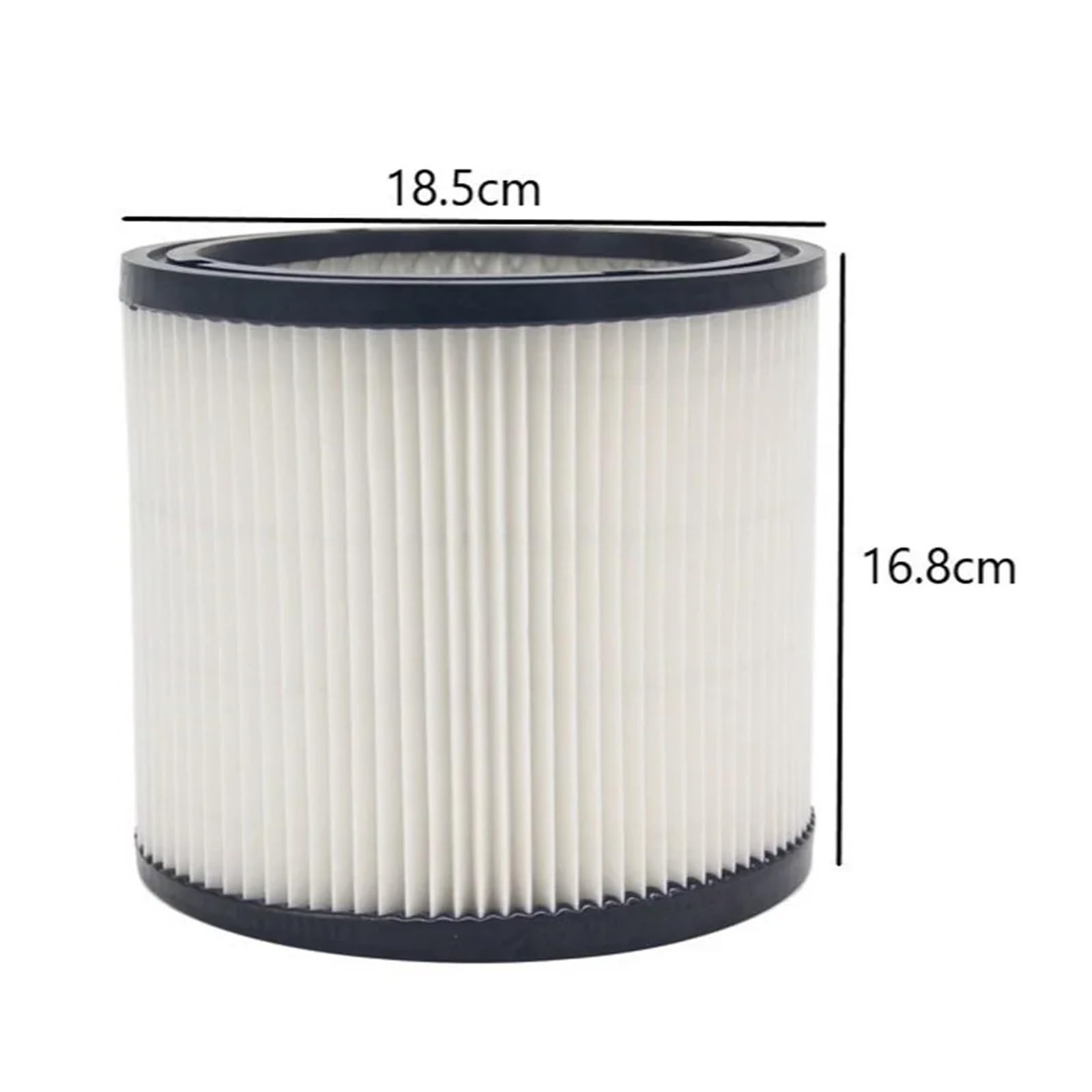 Cartucho de filtro de vacío seco y húmedo con anillo de plástico duradero 90304, compatible con Shop Vac, 90350 90585 90333(A)