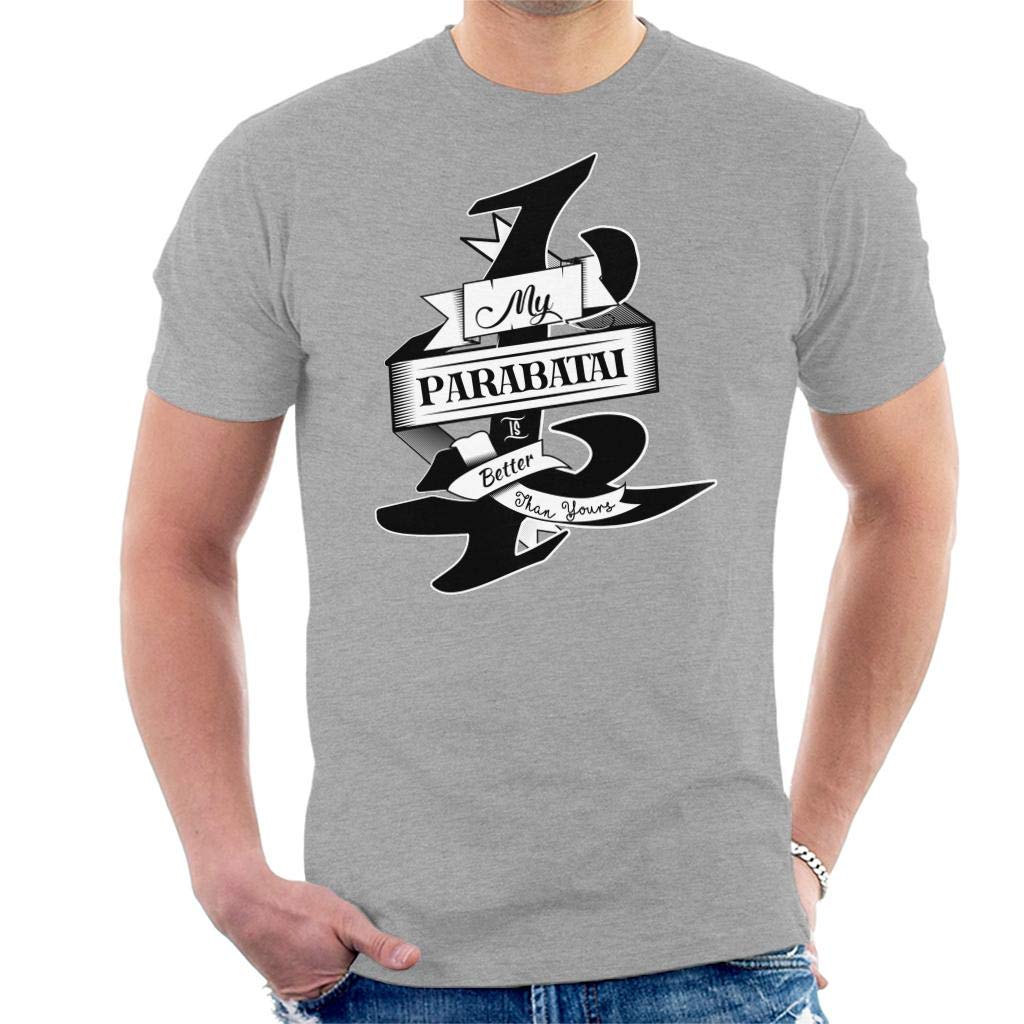 Cloud City 7 Men's Heather Grey Parabatai Letter Shadowhunters T-Shirt