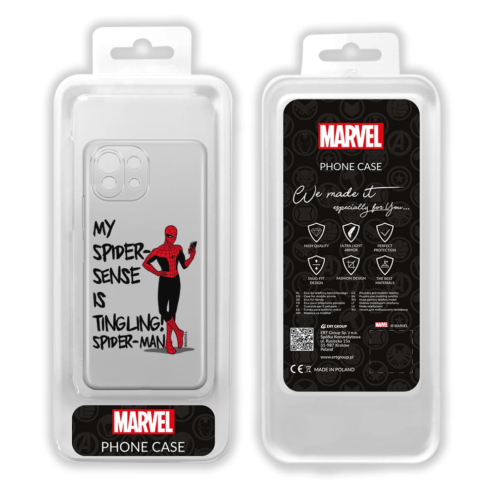 ERT GROUP Handyhülle Für Xiaomi 11 Lite 4G/5G – Marvel Avengers Design, Offiziell Lizenziert, Aus TPU