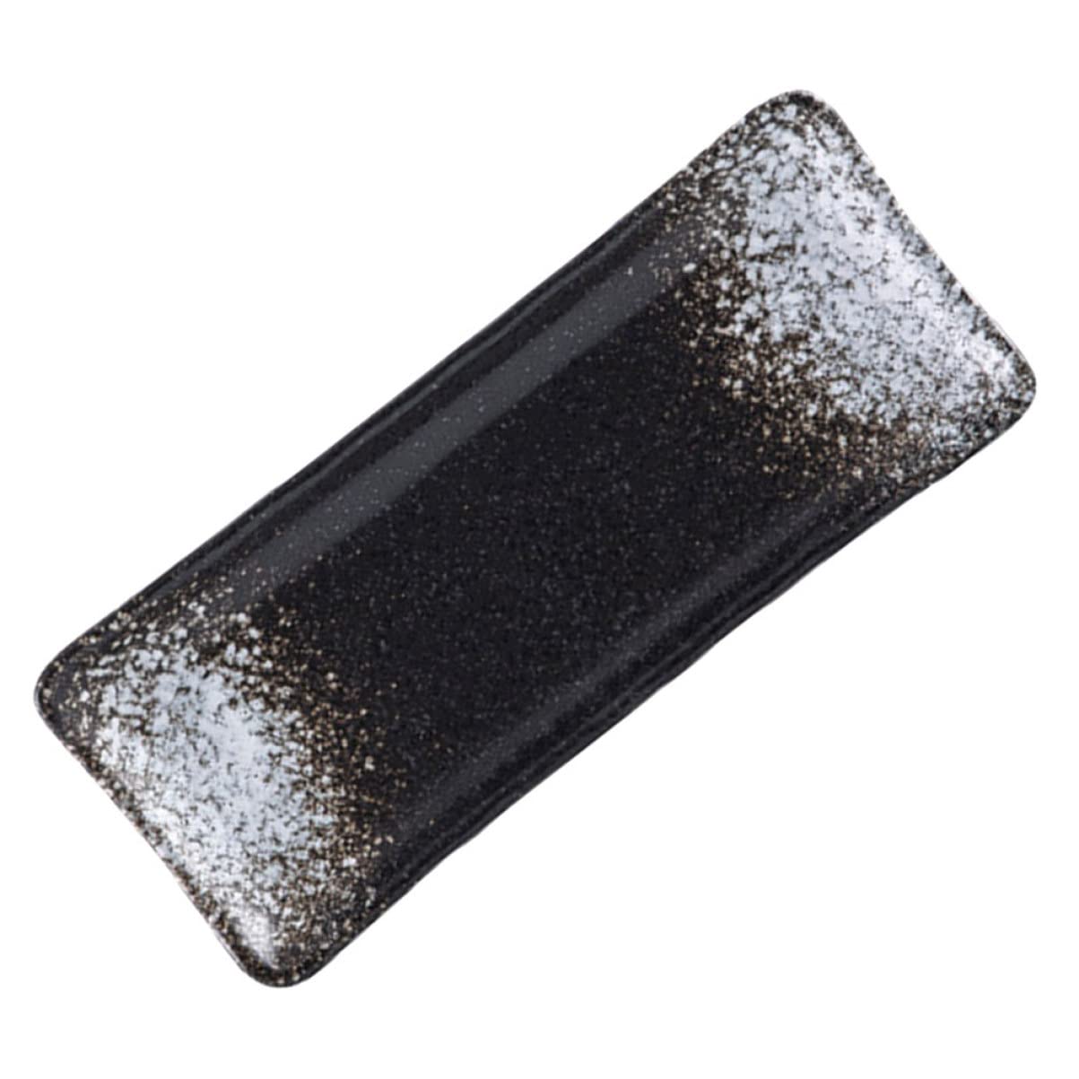 NAMOARLY 1pc Ceramic Long Plate Porcelain Serving Platter Saury Dish Sushi Platters Fruit Plate Soy Sauce Decorative Serving Tray Decorative Plate Fruit Platter Sushi Plate White Ceramics