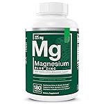 Essential Elements Magnesium Plus Zinc with Vitamin D3 | Scientifically Formulated Heart, Bone & Muscle Support | 225mg Triple-Strength Magnesium Complex with Glycinate, Malate, Citrate | 180 Count