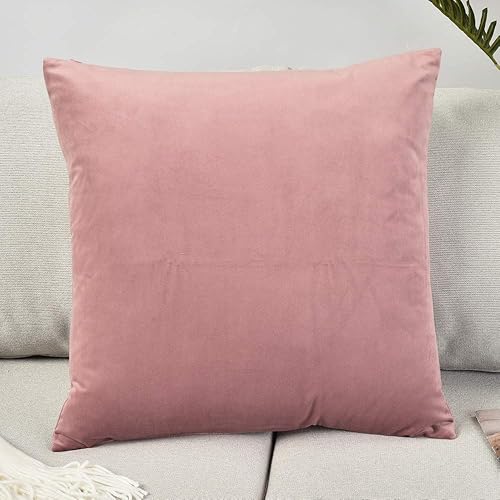 Vista 125 de Juego de 2 fundas de almohada de terciopelo para sofá y cama, 18 x 18 pulgadas, color verde azulado