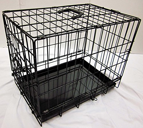 Easipet Metal Dog Cage, 51 x 33 x 41 cm, Black, Foldable with Removable Tray - Image 5