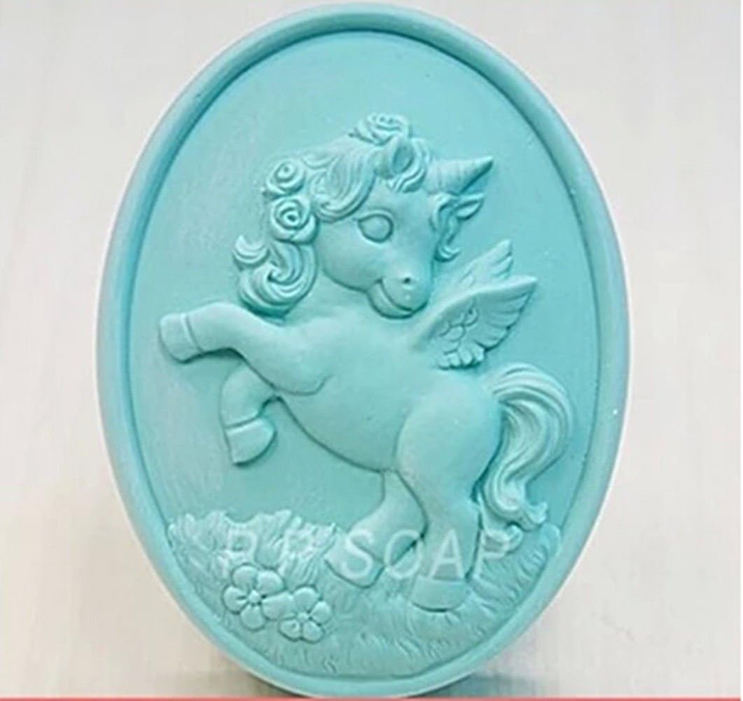 YL Unicorn M350 Silicone Soap Mold Craft Molds DIY Handmade soap Mould