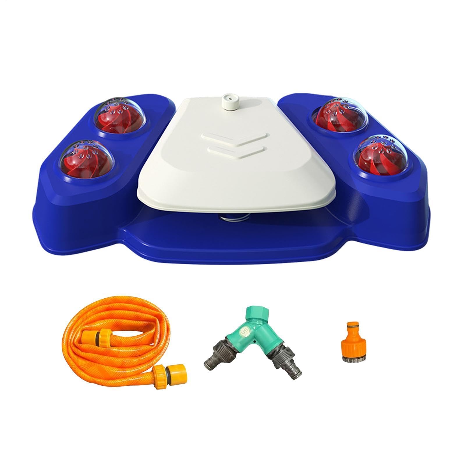 Fontaine Extérieure pour Chien Fontaine À Activée par Le Pied | Distributeur d'Eau pour Chien Activé par la Patte pour Pelouse Été Jardin Extérieur