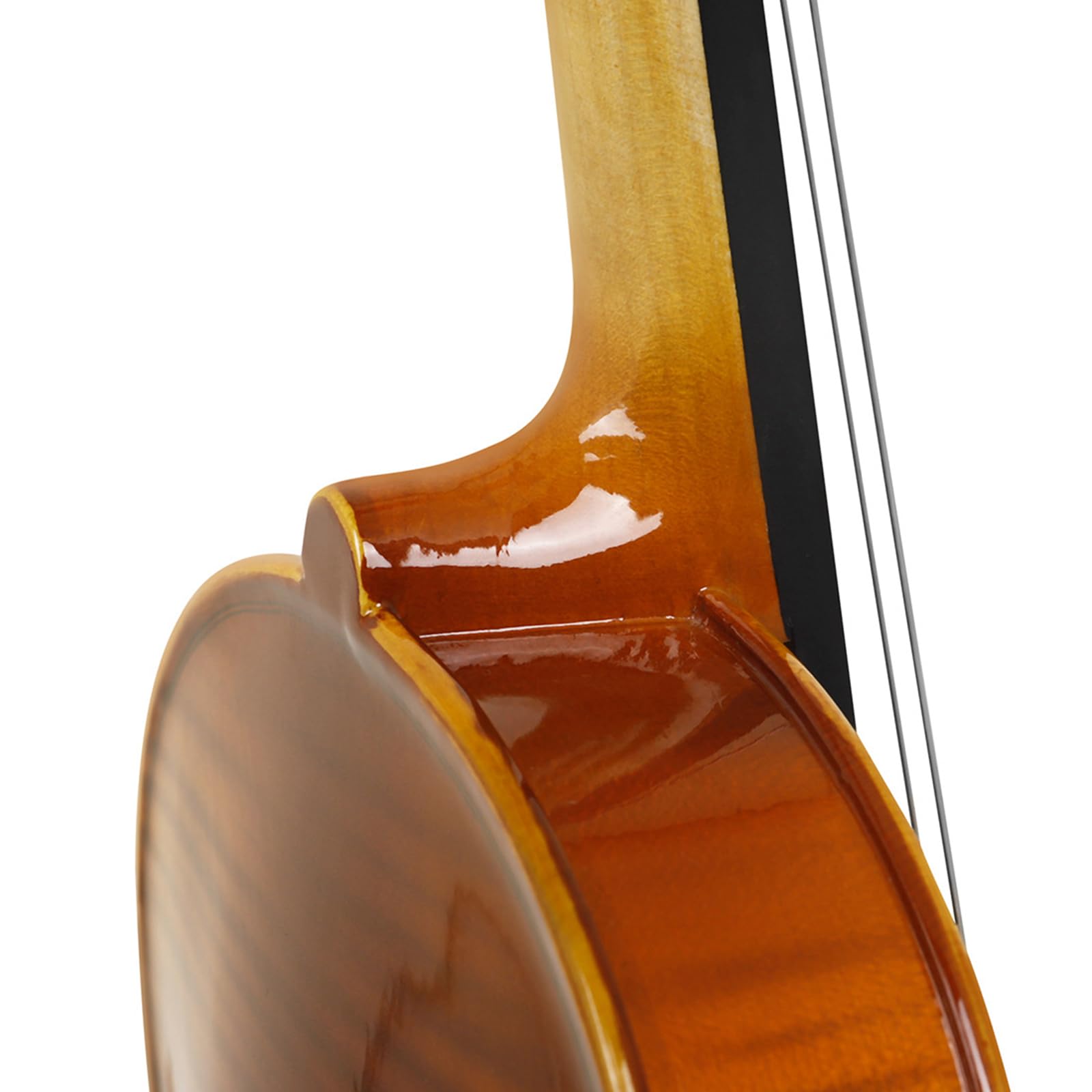 Bratsche aus Fichtenholz mit Bogen und Tragetasche, Saiteninstrument, 40,6 cm Bratschen-Ersatz-Kits für Anfänger und Studenten