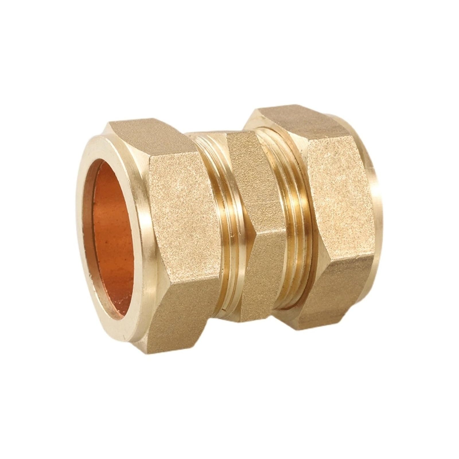 Acoplamiento de conector de tubería de latón con unión de compresión de tubo de 6/8/10/12/15/16-28 mm de diámetro exterior(28mm)