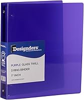 Vista 25 de JAM PAPER - Carpetas de plástico de 1 pulgada - Carpetas de 3 anillas surtidas (rojo, azul, verde y naranja) - Paquete de 4