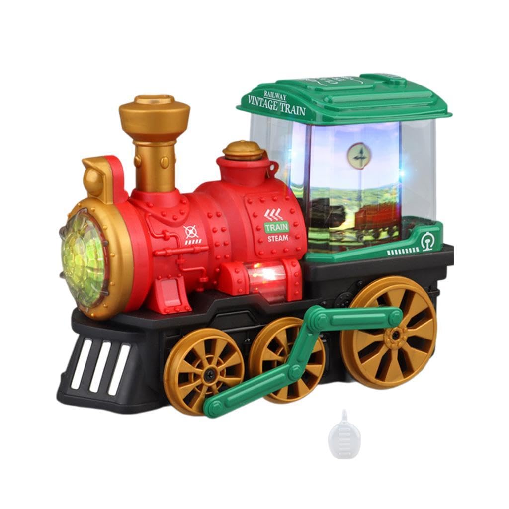 Tren Eléctrico, Juguete Educativo para Niños Pequeños, Locomotora de, Tren Musical, Ideal para Niños de 3 años en Adelante. Regalo de Cumpleaños, Rojo