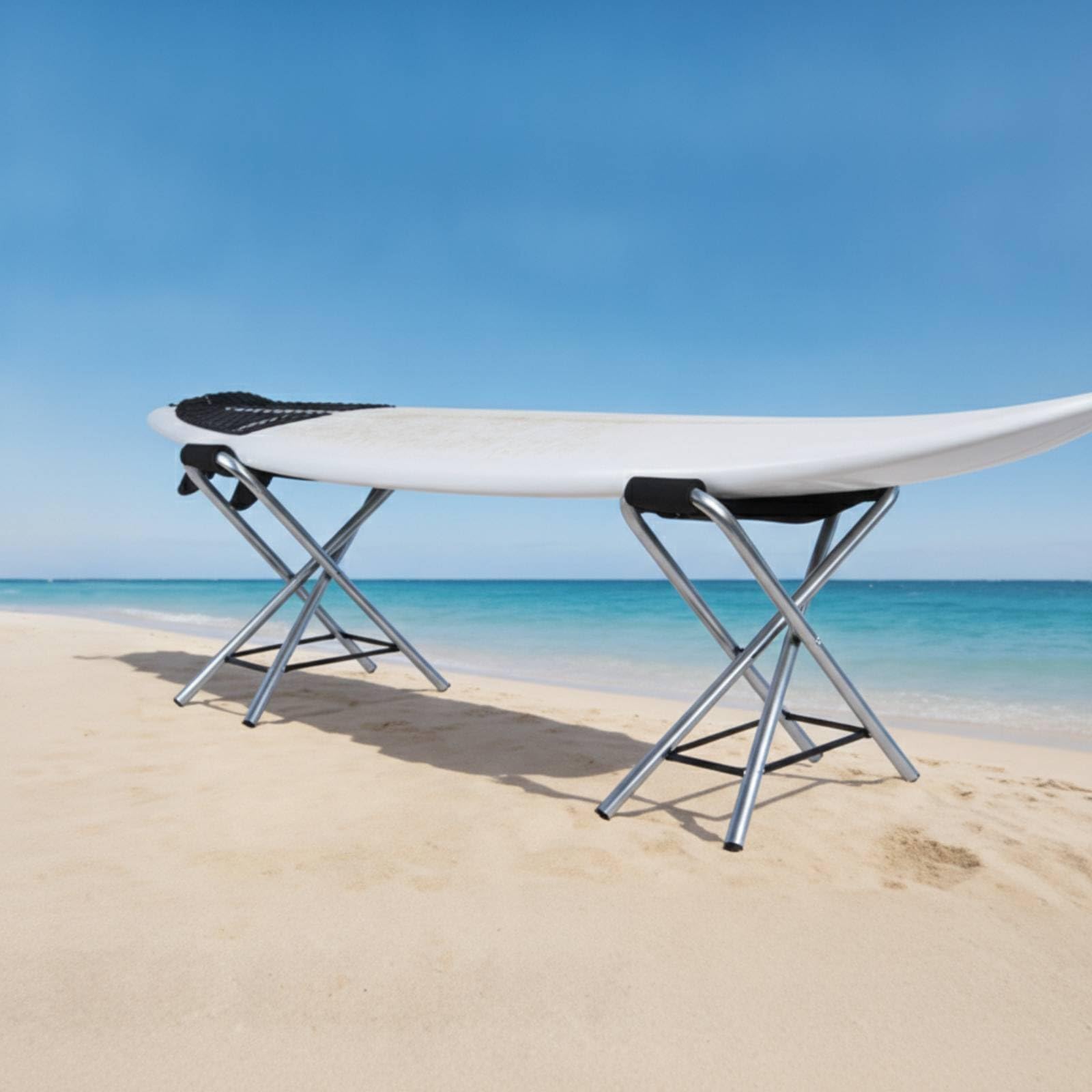 harayaa Kayak Storage Rack Supporto Pieghevole Cavalletti Kayak Rialzo Tavola Stand Alluminio Leggero Imbottito Schiuma Evita Deformazioni Struttura con