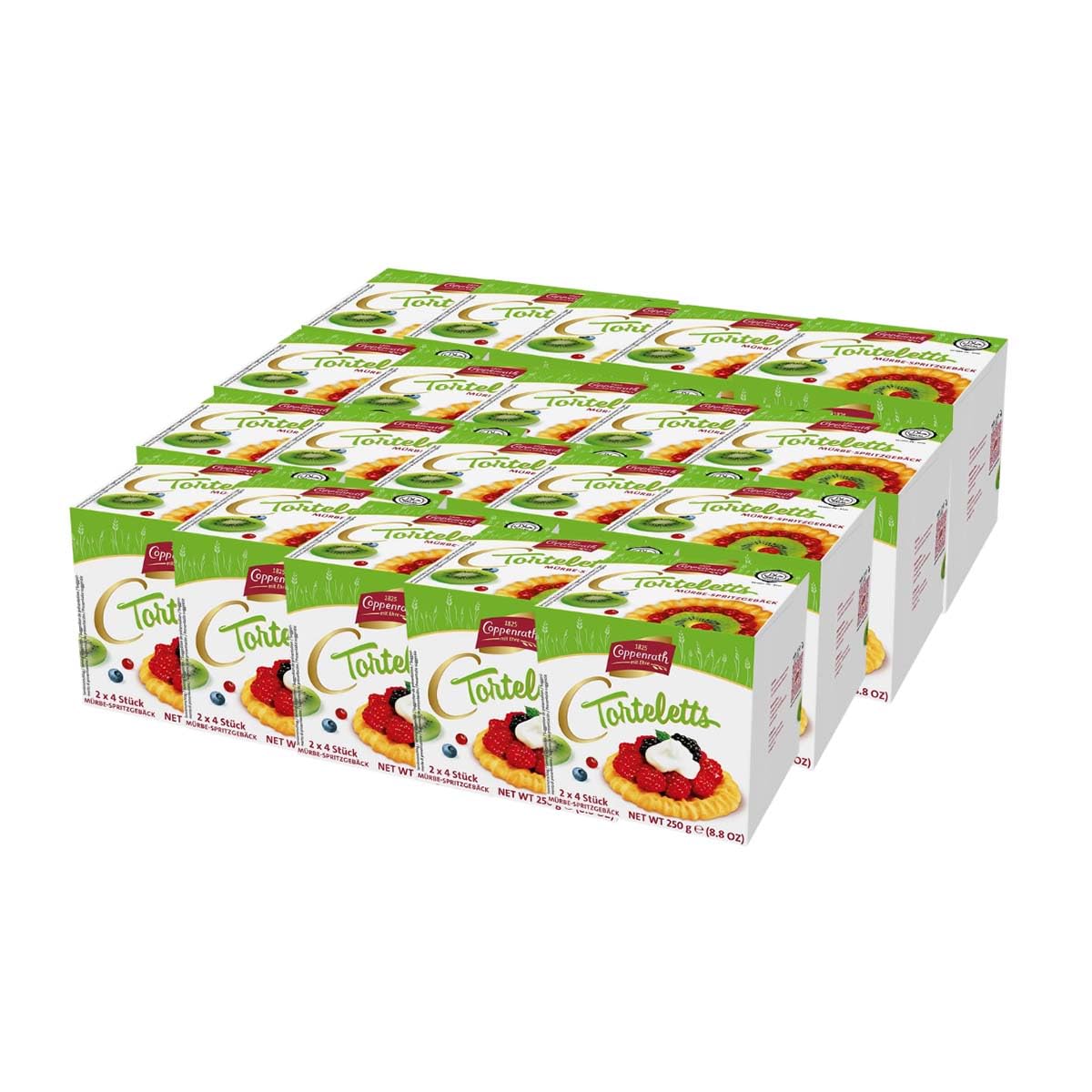 Coppenrath Torteletts Mürbe-Spritzgebäck 20 x 250 g