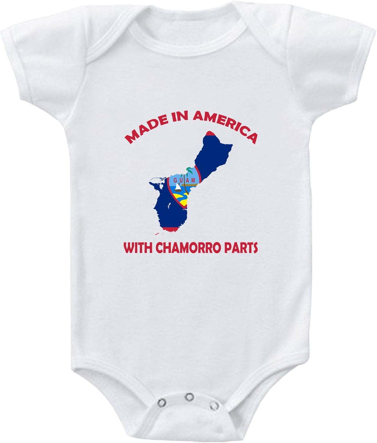 Baby Bodysuit Made In America With Parts Boy Guam Chamorro Gir High Material Baby Bodysuit Made In America With Parts Boy Guam Chamorro Gir High Material
