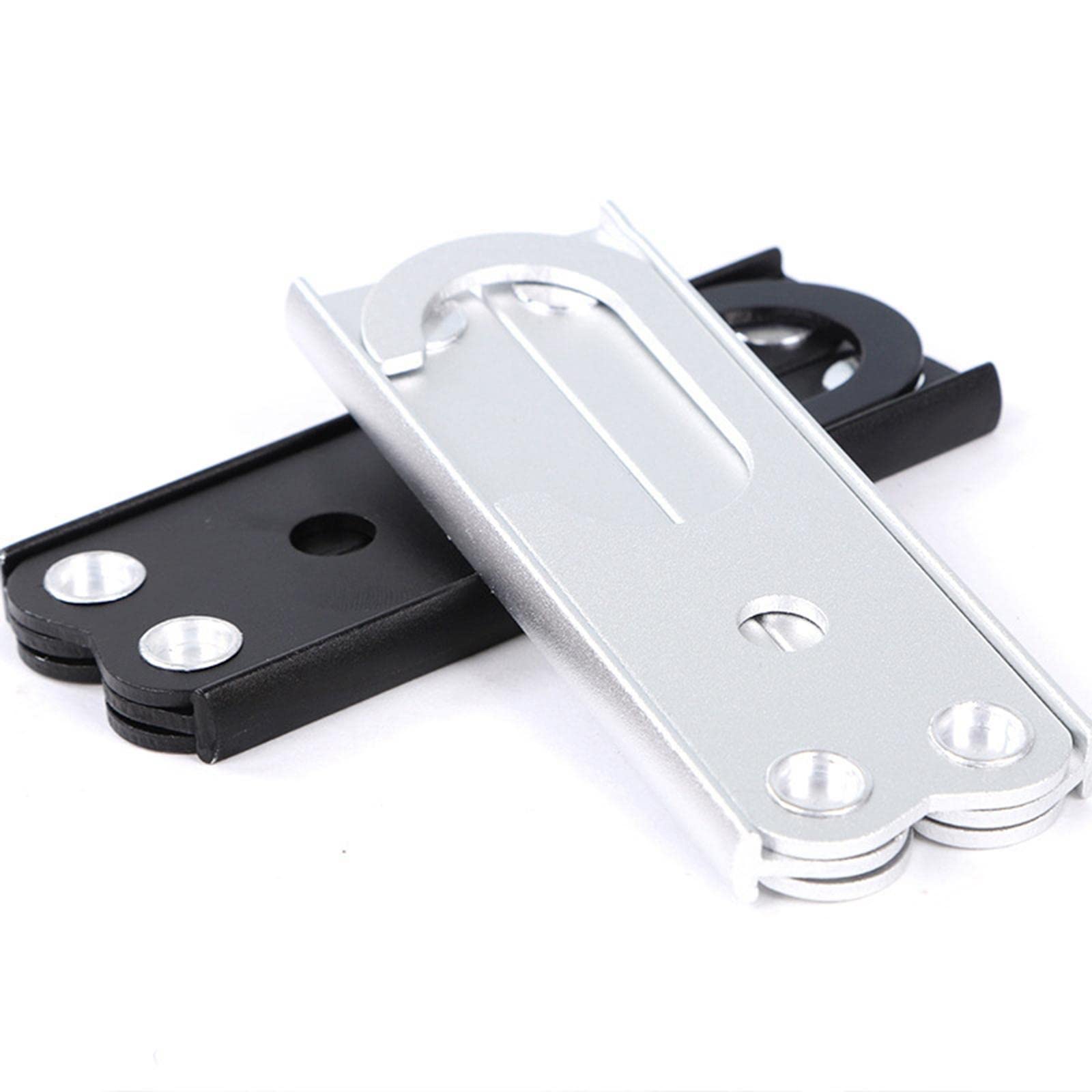 2 Perchas Portátiles de Aleación de Aluminio Plegables, Estables Y Resistentes para Vacaciones Y Camping. Diseño con Ranura Antideslizante.