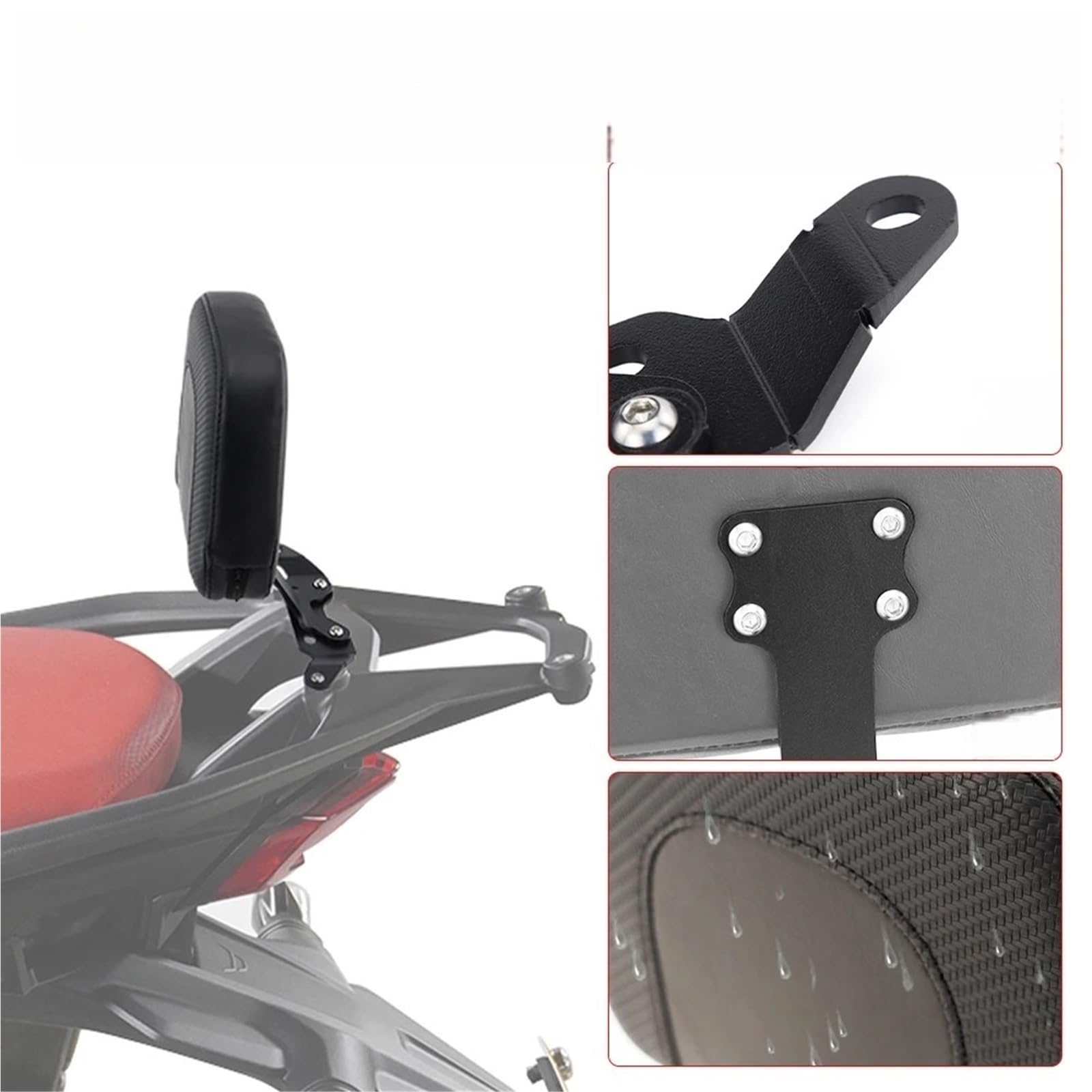 Oparcie motocyklowe Pasuje Do Du&cati Multistrada V4 V4S 2021-2024 RS Pikes Peak Z Poduszką Oparcie Pasażera Motocykla