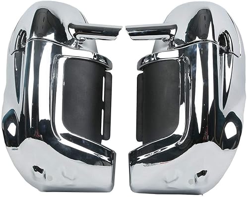 TCT-MOTORPARTS Guantera de carenados de pierna ventilada inferior ABS para Harley Touring FLT 1983-2013, FLHT, FLHTCU, Road King, Street Glide,