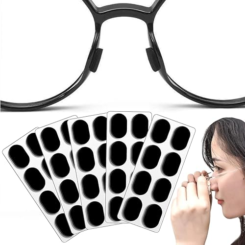 120 pares de almohadillas de espuma suave para la nariz, almohadillas autoadhesivas para la nariz, agarre antideslizante para anteojos, lentes de
