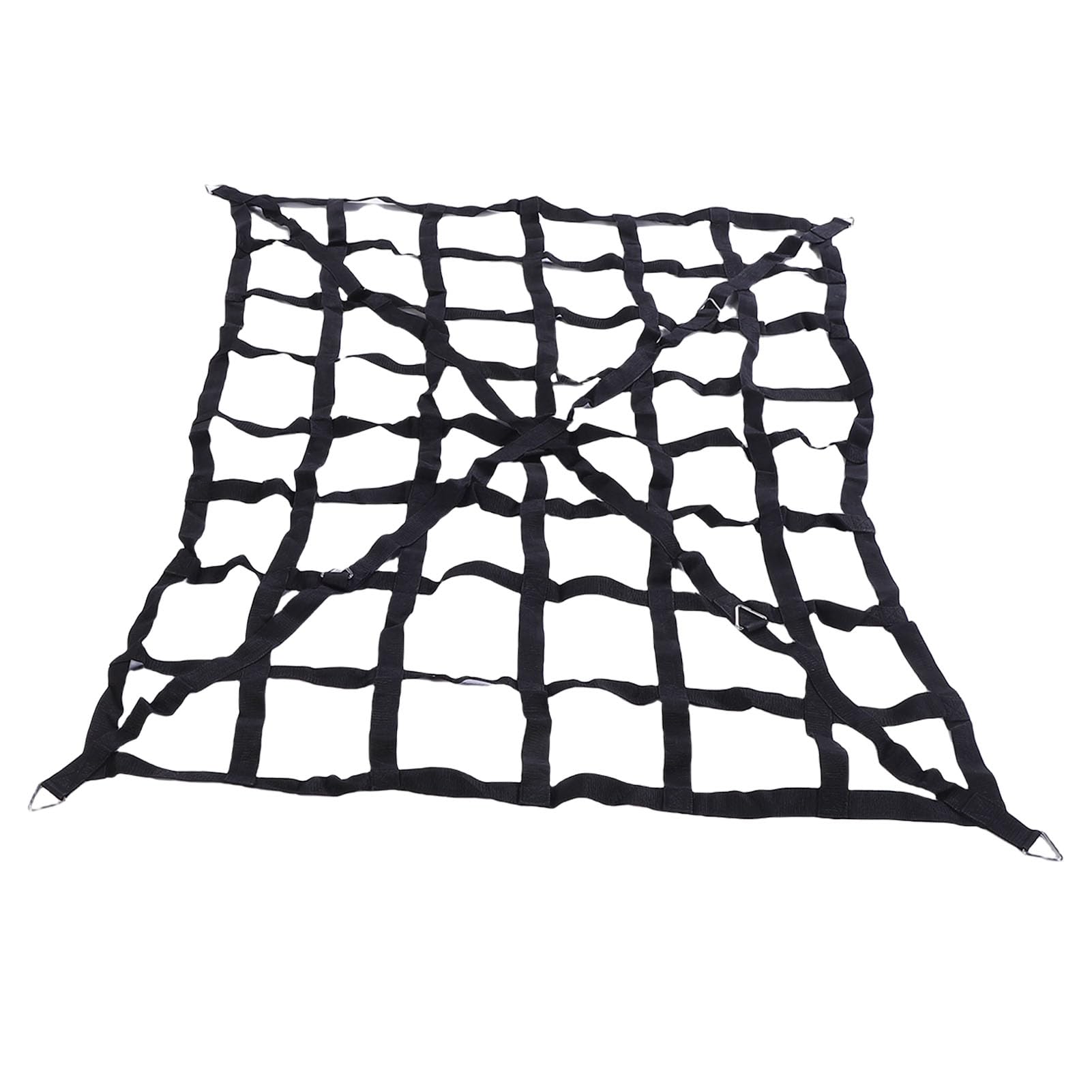 SEAFRONT LKW-Ladeflächen-Gepäcknetz, Verstellbares Bungee-Gepäcknetz aus Polyester, 1100 Lbs Tragfähigkeit mit 4 Haken, Netz-Organizer für Pickup-Anhänger, SUV, UTV, Dachträger-Aufbewahrung (66" x
