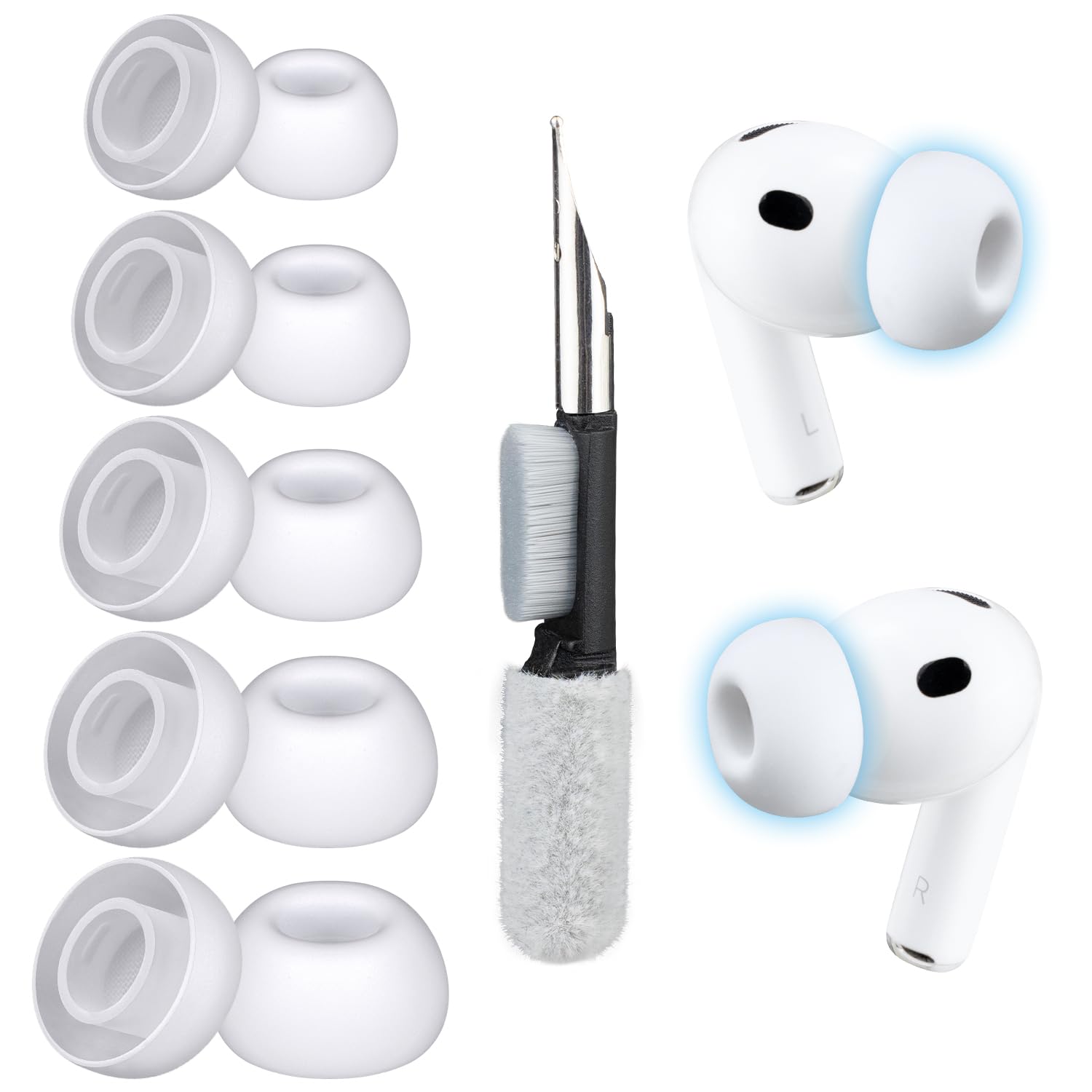 Amazon.com: SOPROM 5 Pairs Eartips for AirPods Pro 3 (A3063
