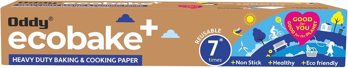 Oddy Uniwraps Ecobake Baking and Cooking Paper- White (10 inch X 20m )