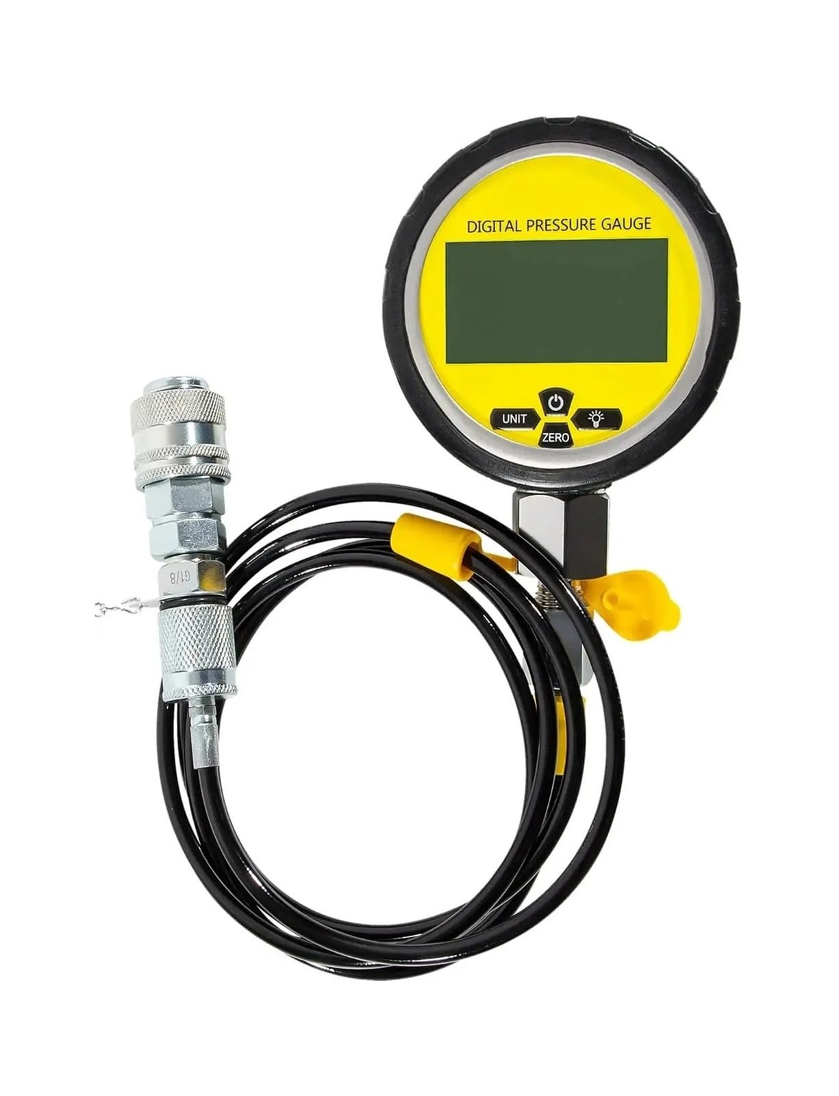 Manómetro, Probador del manómetro kit de acoplamiento la prueba presión hidráulica digital 10000PSI(70Mpa with hose)