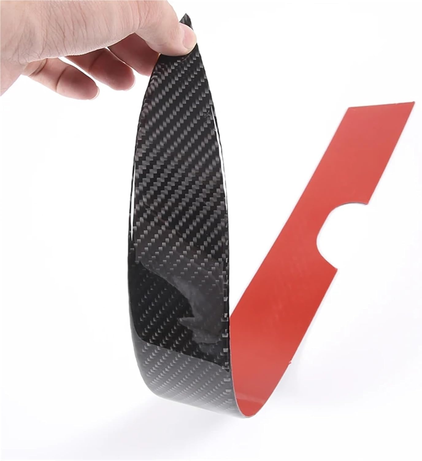 Compatible with Mitsubishi Eclipse 2006-2011 Soft Carbon Fiber Car Inner Door Armrest Panel Trim Sticker Car Accessories(9 Wire Black Only Right)