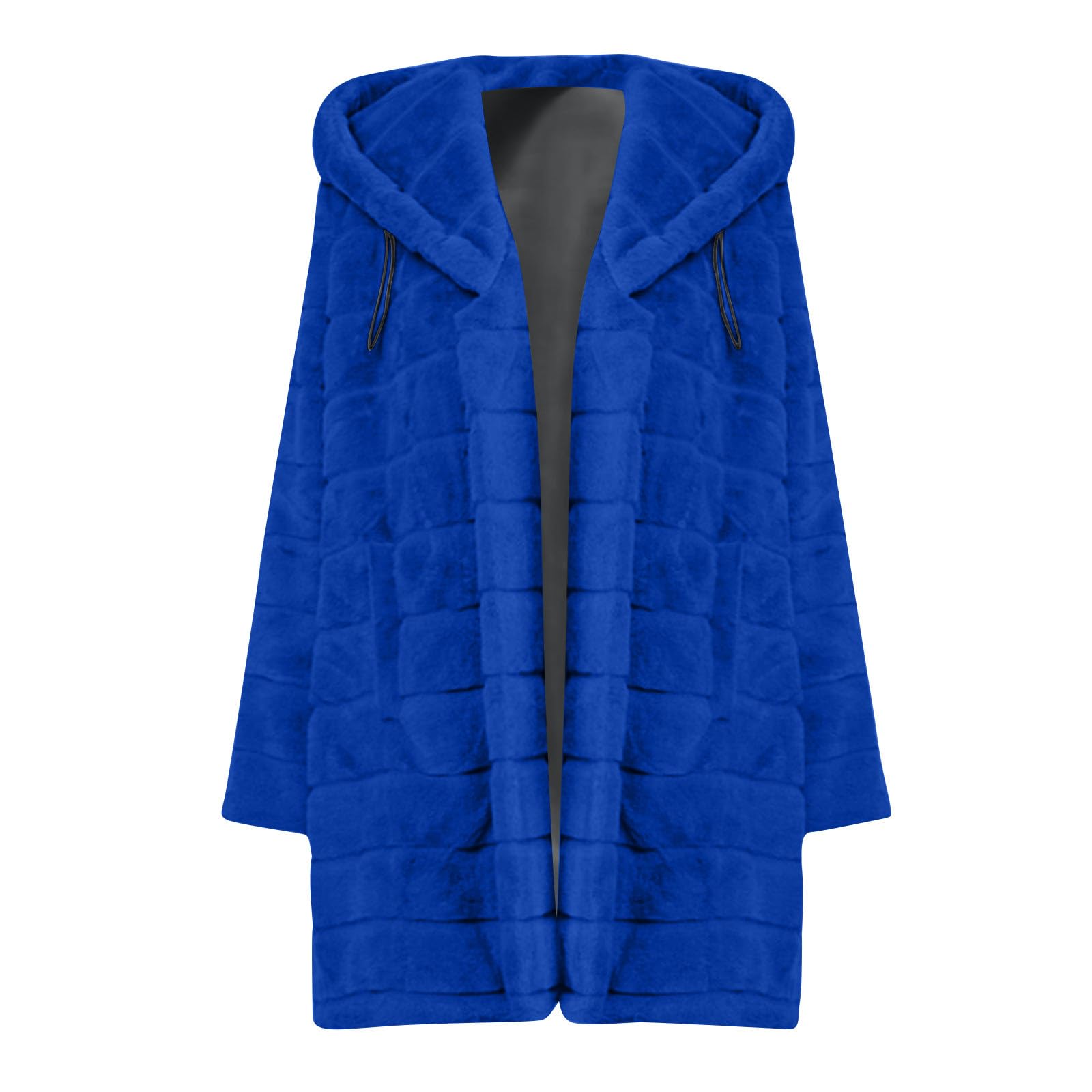 KHIRVWL Cappotto Donna Piumino in Pelliccia Elegante Giacca in Pelliccia Sintetica Giacca Invernale Lunga da Donna con Cappuccio Giacca Lunga Parka Giacca a Vento Calda Giacca Invernale