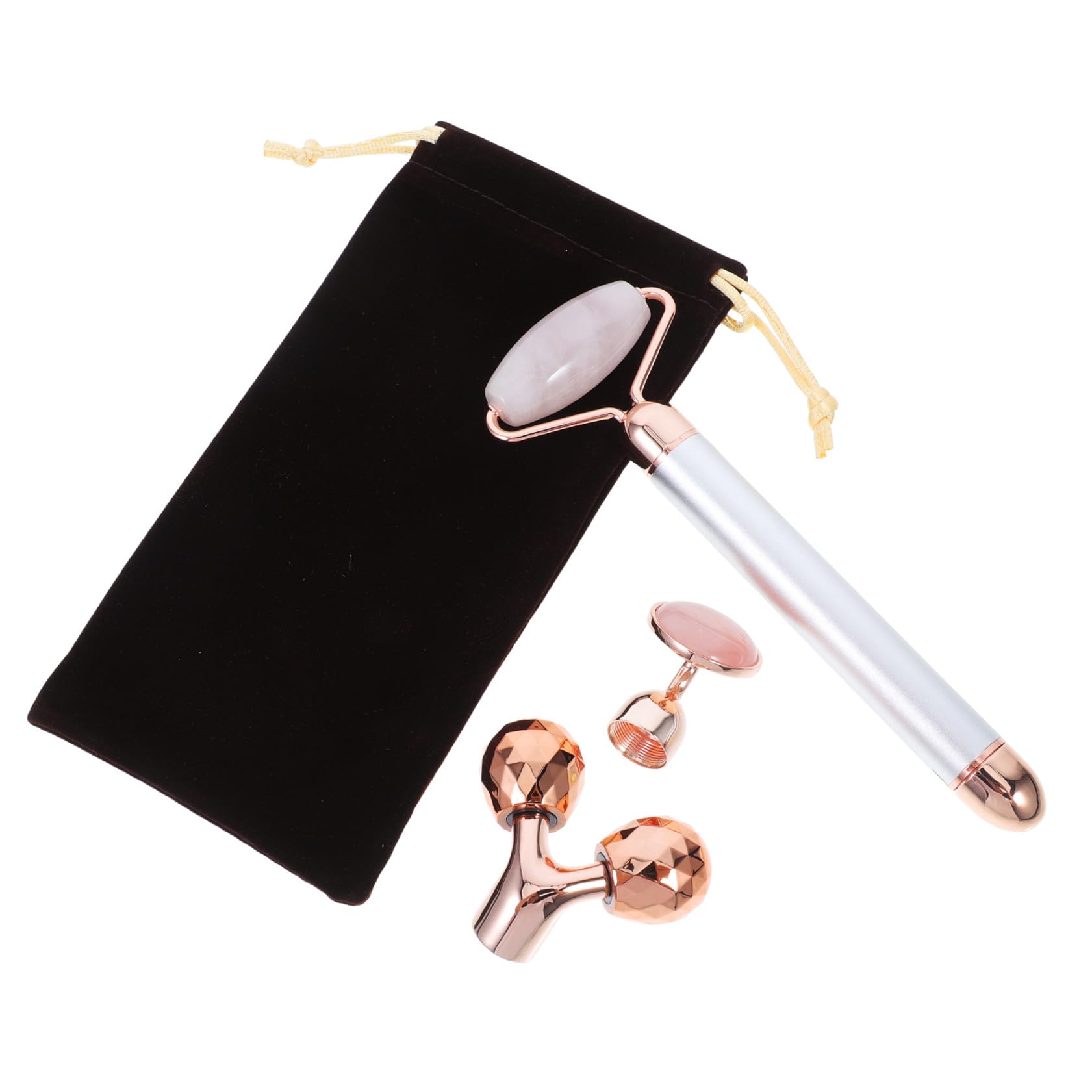 Elektrischer Jade Gesichtsroller 3-in-1 aus Natürlichem Jade für Gesichtsmassage und Hautstraffung Leichtes Massagegerät und Professionelle Hautpflege