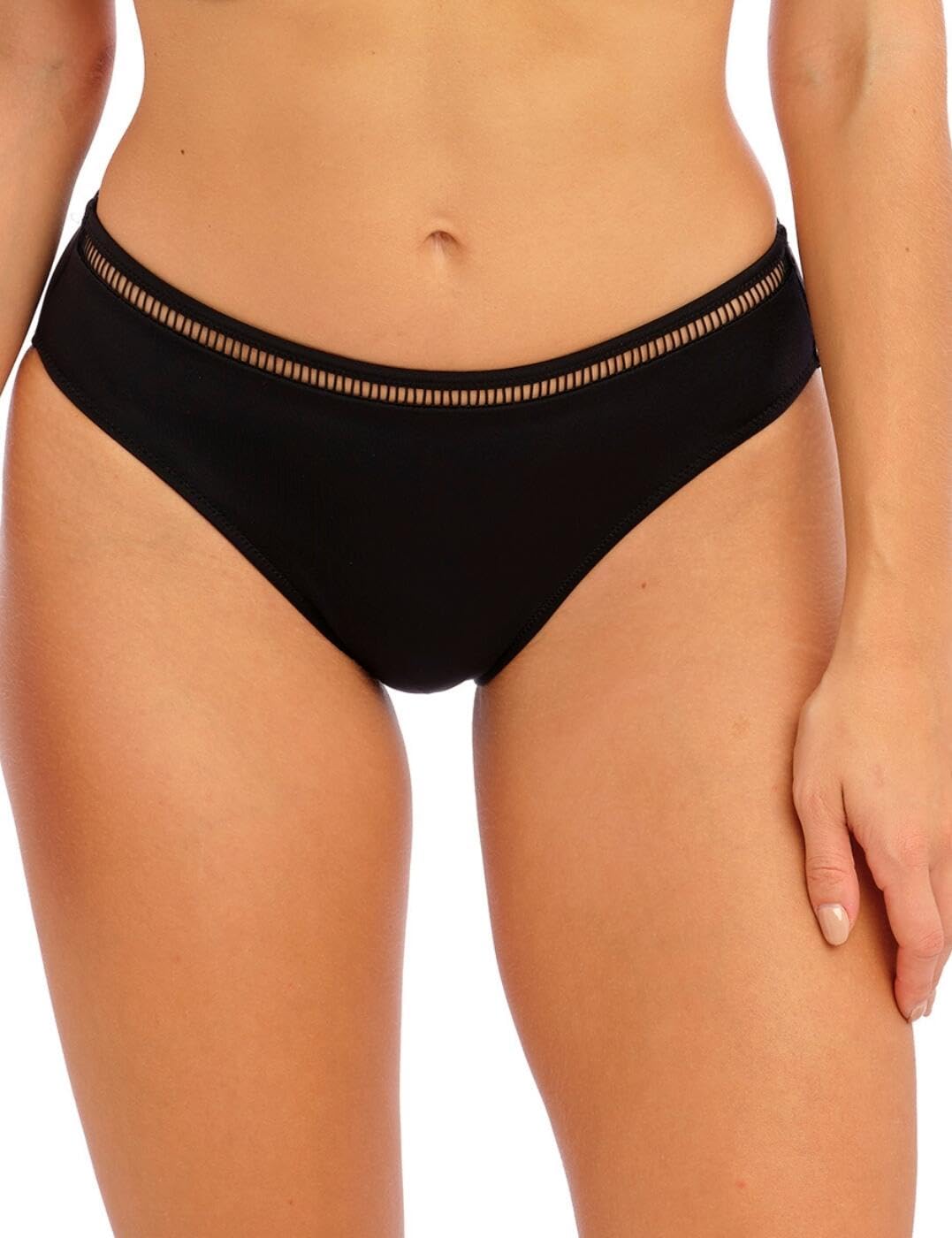 Fantasie Black Swim East Hampton Mid Rise Bikini Briefs (16, )
