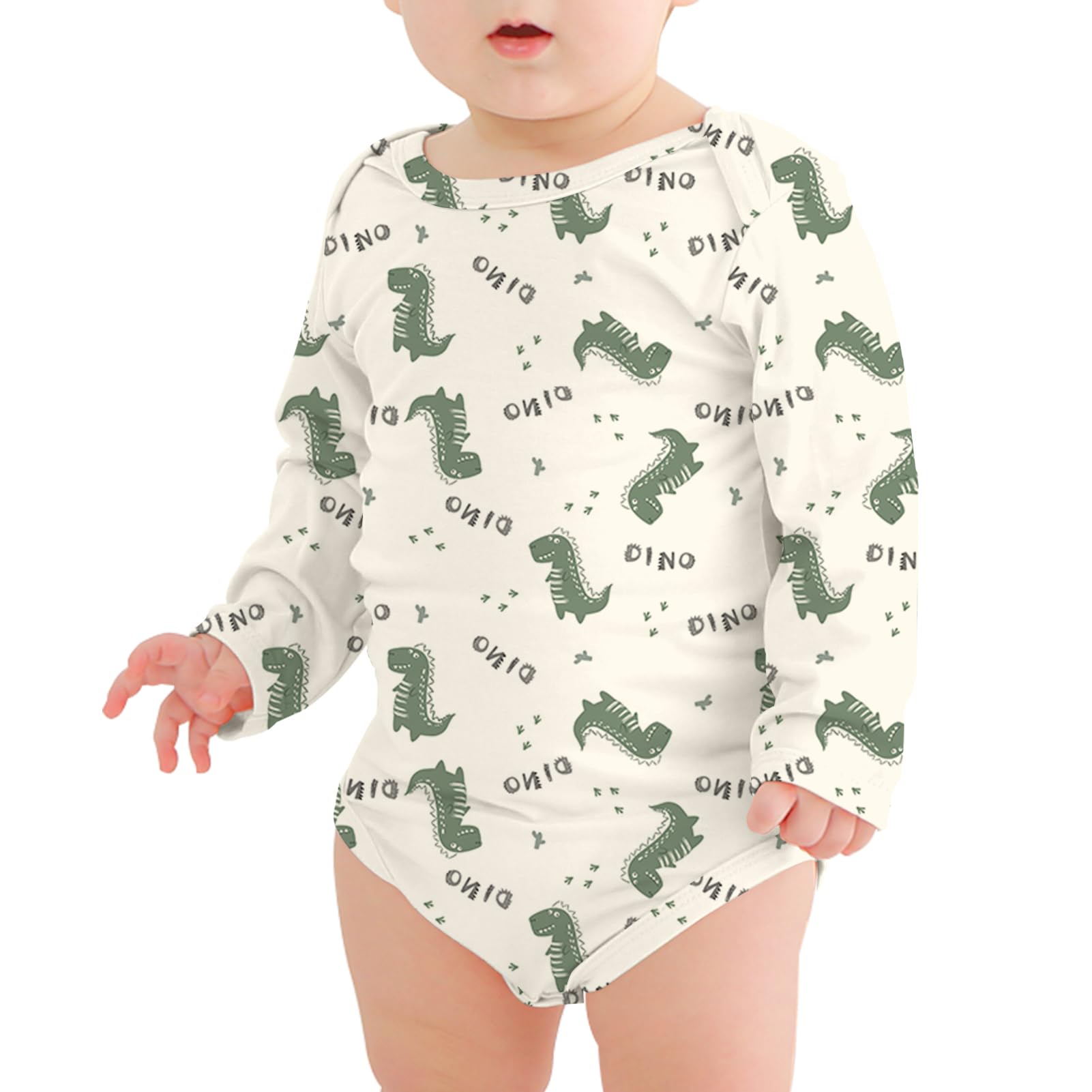 Jimonda Baby Bodysuit Long Sleeve Infant Romper Soft Boy Girl Unisex Newborn Clothes One Piece Outfits Summer Fall