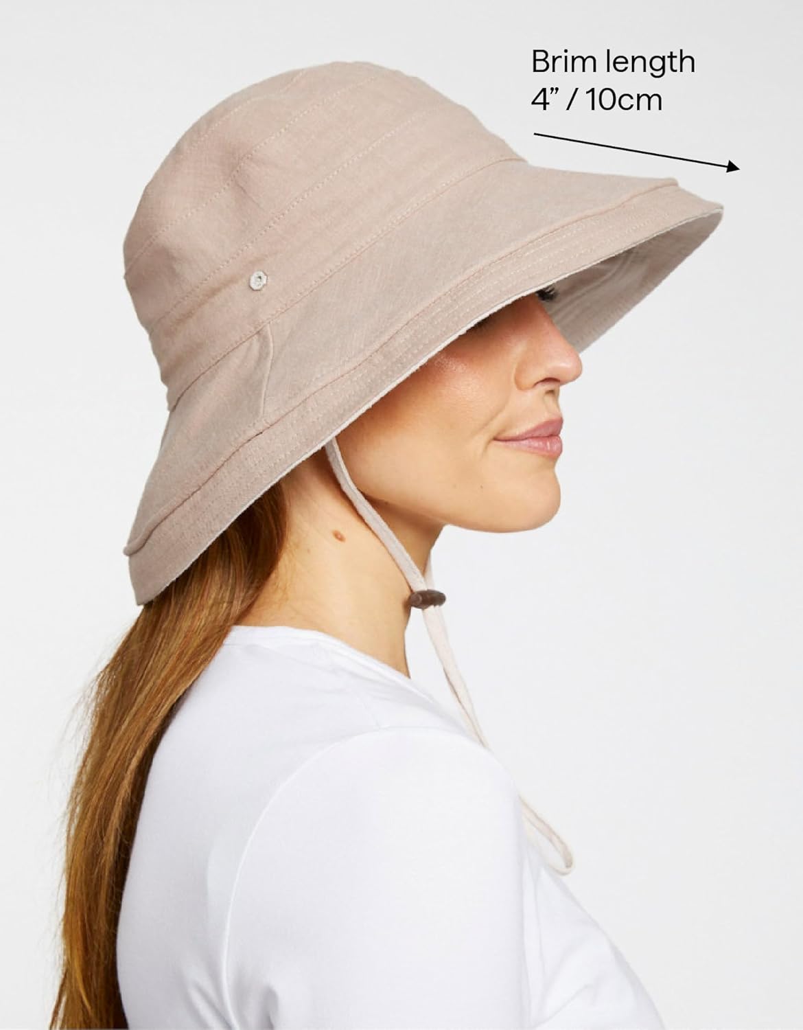 Solbari Women's Holiday Sun Hat UPF 50+ Packable UV Sun Protection Hat with Full Coverage Brim, Reversible, Adjustable Fit - Image 2