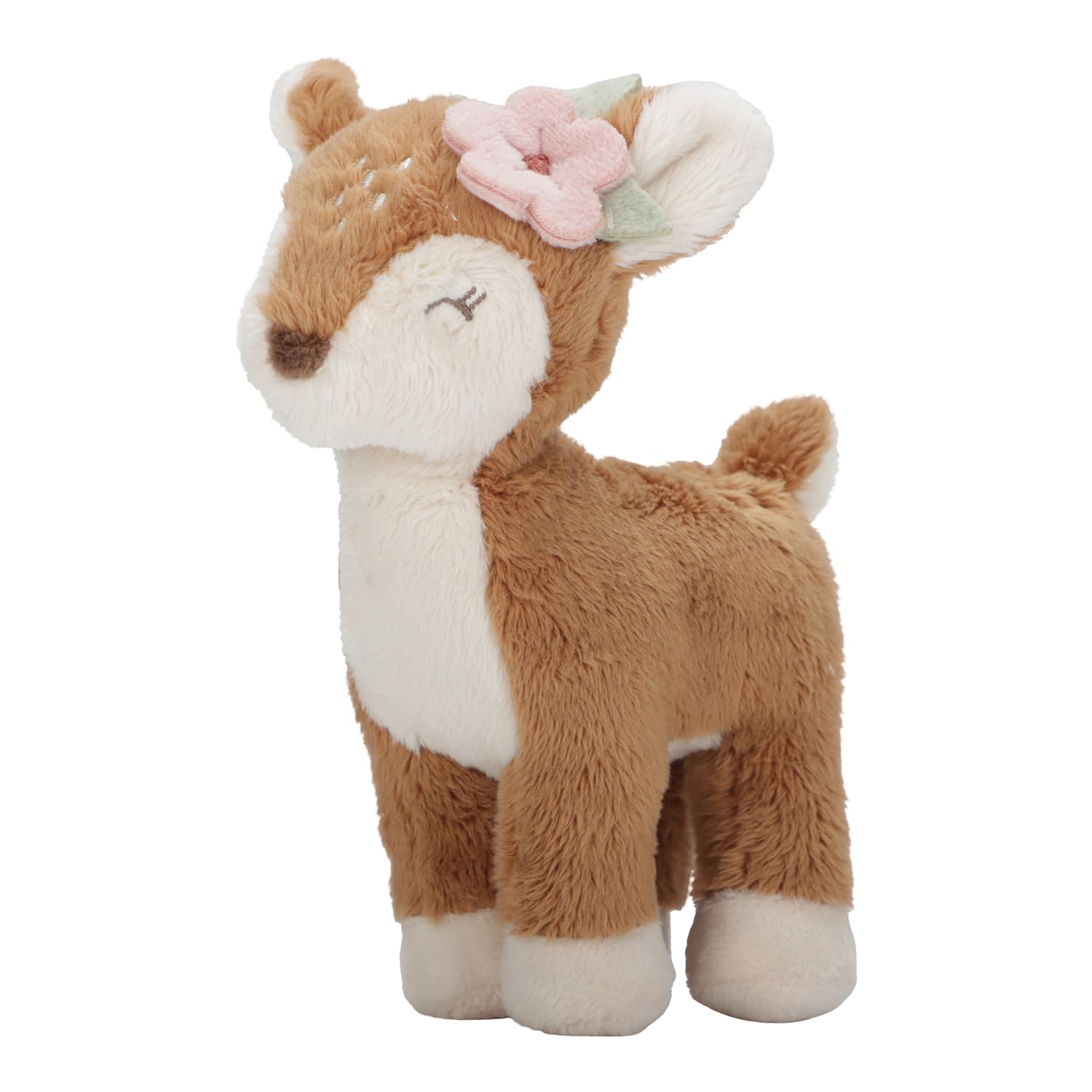 Little Dutch - Set de regalo para bebé de 3 piezas (paño de peluche, mordedor, peluche) ideal para el nacimiento, forma de ciervo, color rosa - Fairy Garden