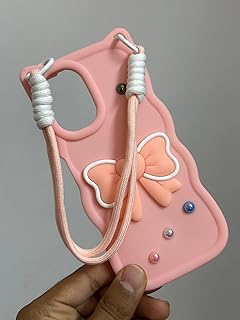 جراب حماية خلفي بتصميم عصري مع سلسلة لموبايل شاومي ريدمي نوت 10 شبكة الجيل الخامس 5G