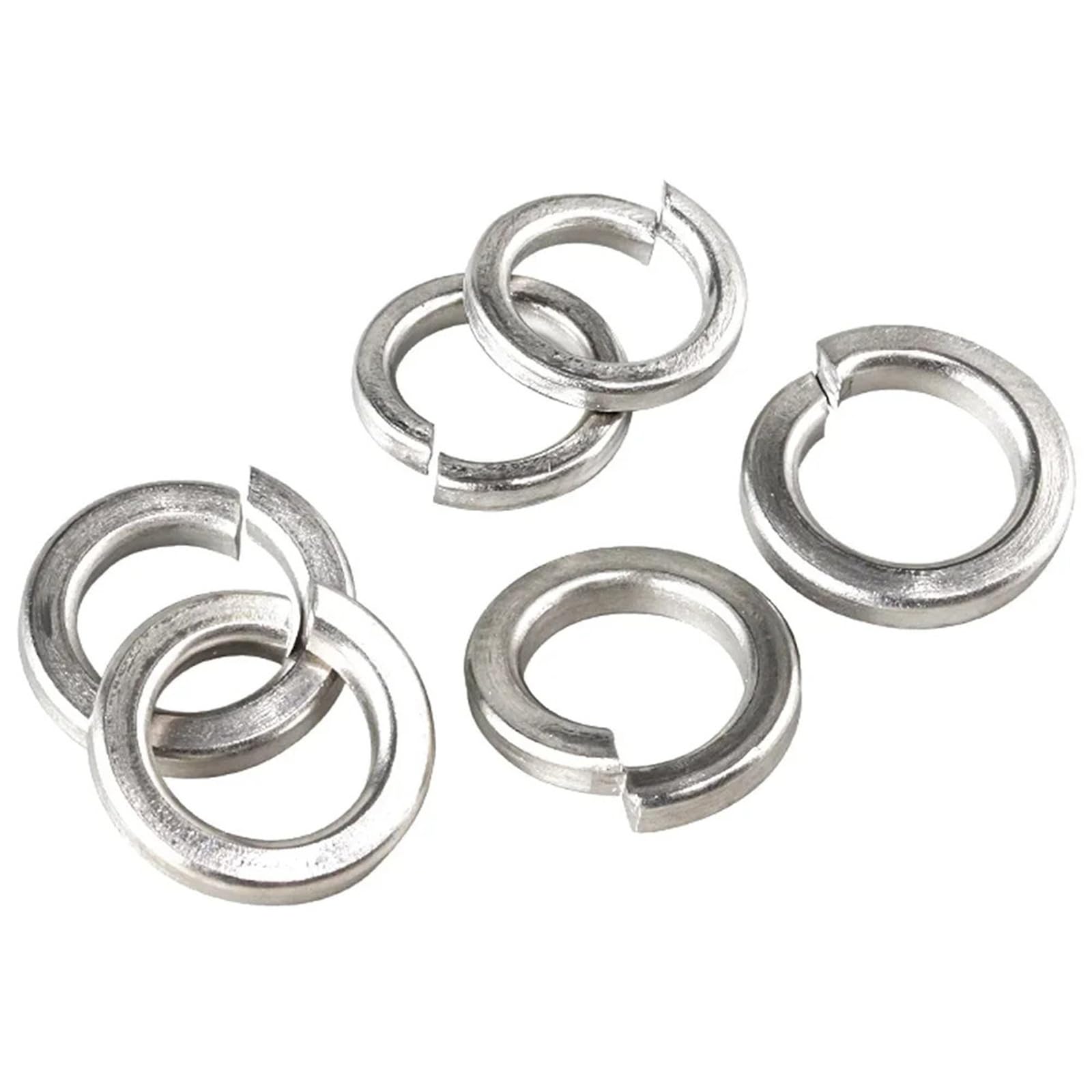 Arandelas de seguridad divididas con resorte acero inoxidable 304