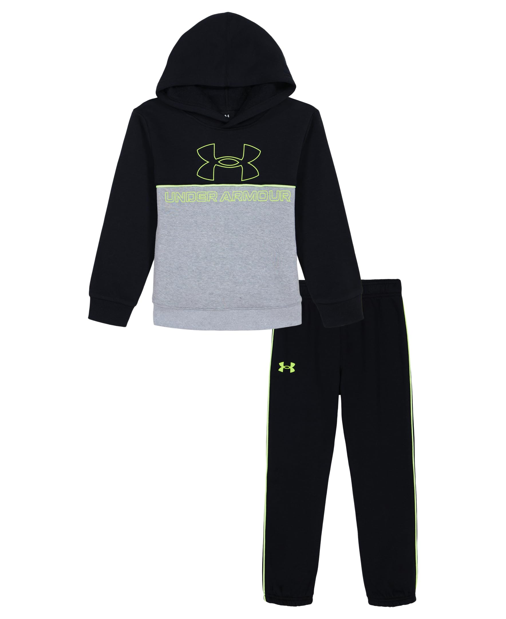 Under Armour Boys' 2-Piece Hoodie Set, Pullover Sweatshirt and Fleece Pants