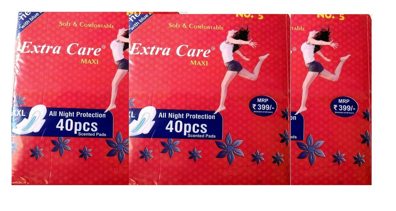 See full amazon price history chart for Extra Care Womens/Girls XXL Sanitary Pads (Napkins) with Wings - Pack of 40(Pack of 3) Extra Care Womens/Girls XXL Sanitary Pads (Napkins) with Wings - Pack of 40(Pack of 3) (B07M8WGJBM) Amazon Price History, Amazon Price Tracker