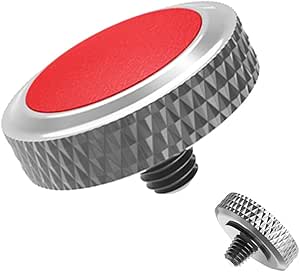 Pulsante Rilascio Otturatore Morbido JJC Per Fujifilm X100VI, X-T4, Leica, Nikon, Sony - Grigio+nero, Rame E Silicone