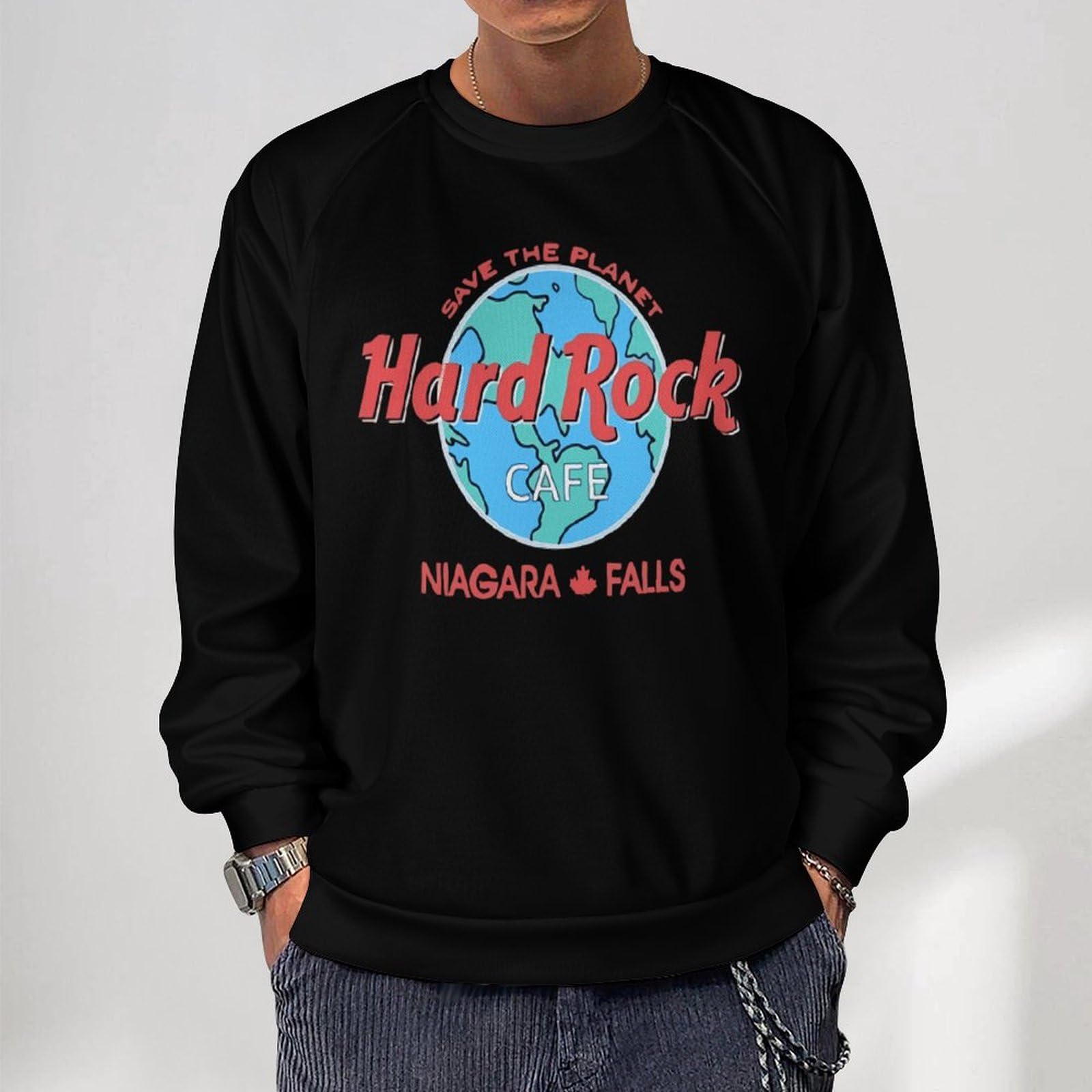 ハードロック スウェットパーカー M ブラック HARDROCK 長袖 メンズ