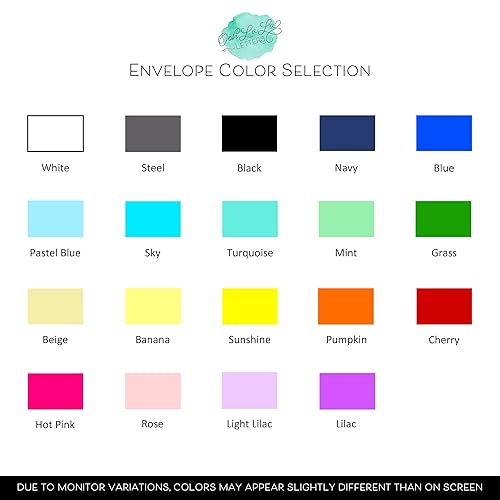 Miniatura 6 de Personalized Watercolor Note Cards with Envelopes Pastel Stationery Gift Set for Girls and WomenFlat Note Cards and EnvelopesChoose Font, Envelope