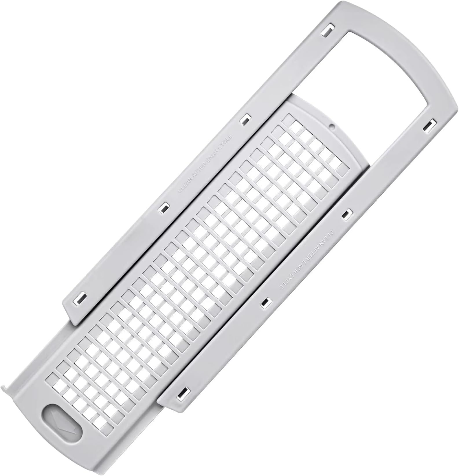 WE22X35337 Washer Dryer Lint Screen Cover Grid And Lint Filter Slide Guide Assembly,Compatible with GE&Hotpoint Dryer Replacement for WE01X25915 WE01X25914