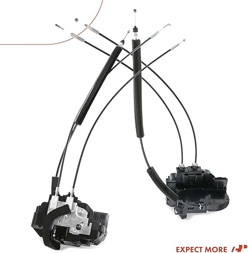 Miniatura 8 de A-Premium Motor de actuador de cerradura de puerta compatible con Nissan Versa 2007-2013 Pasajero trasero y lado del conductor, juego de 2 piezas