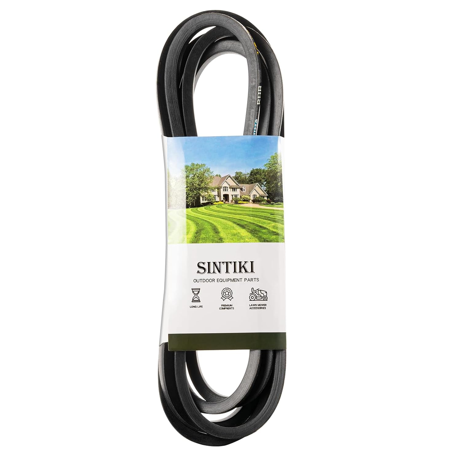 SINTIKI 144959 Deck Belt, 95.5'' for Husqvarna Craftsman Poulan AYP Ariens 532144959 LT1000 LT2000 LT3000 Parts 42'' (1/2''x95.5''), Fit for Craftsman, Husqvarna Lawn Mower