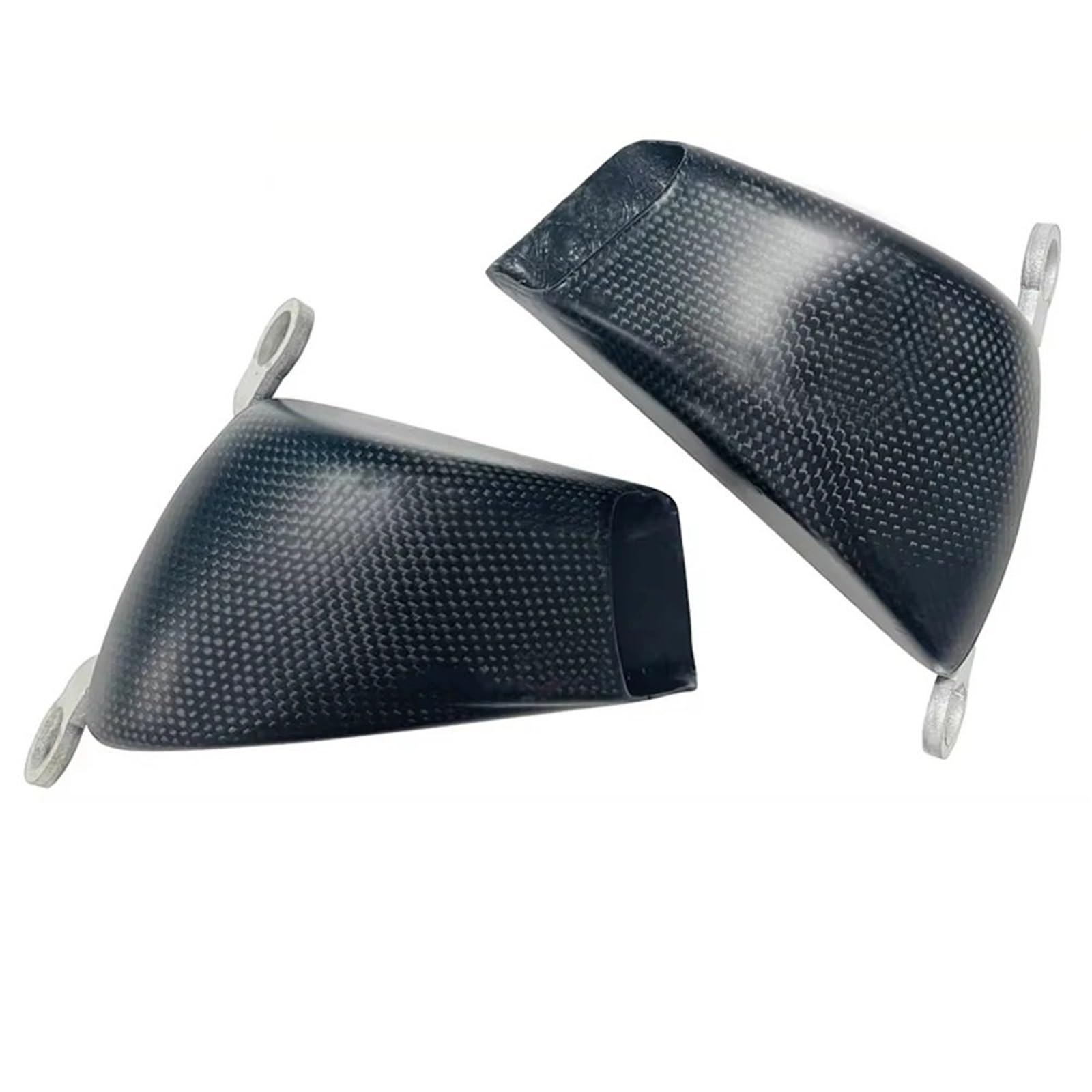 Motorcycle Front Caliper Radiator Cover Pasuje do Kawasaki ZX6R Włókno węglowe Tarcza hamulcowa Chłodnica powietrza Kanał hamulcowy Osłona wlotu Chłodzenie Caliper Bracket Radiator Cover(Glossy)